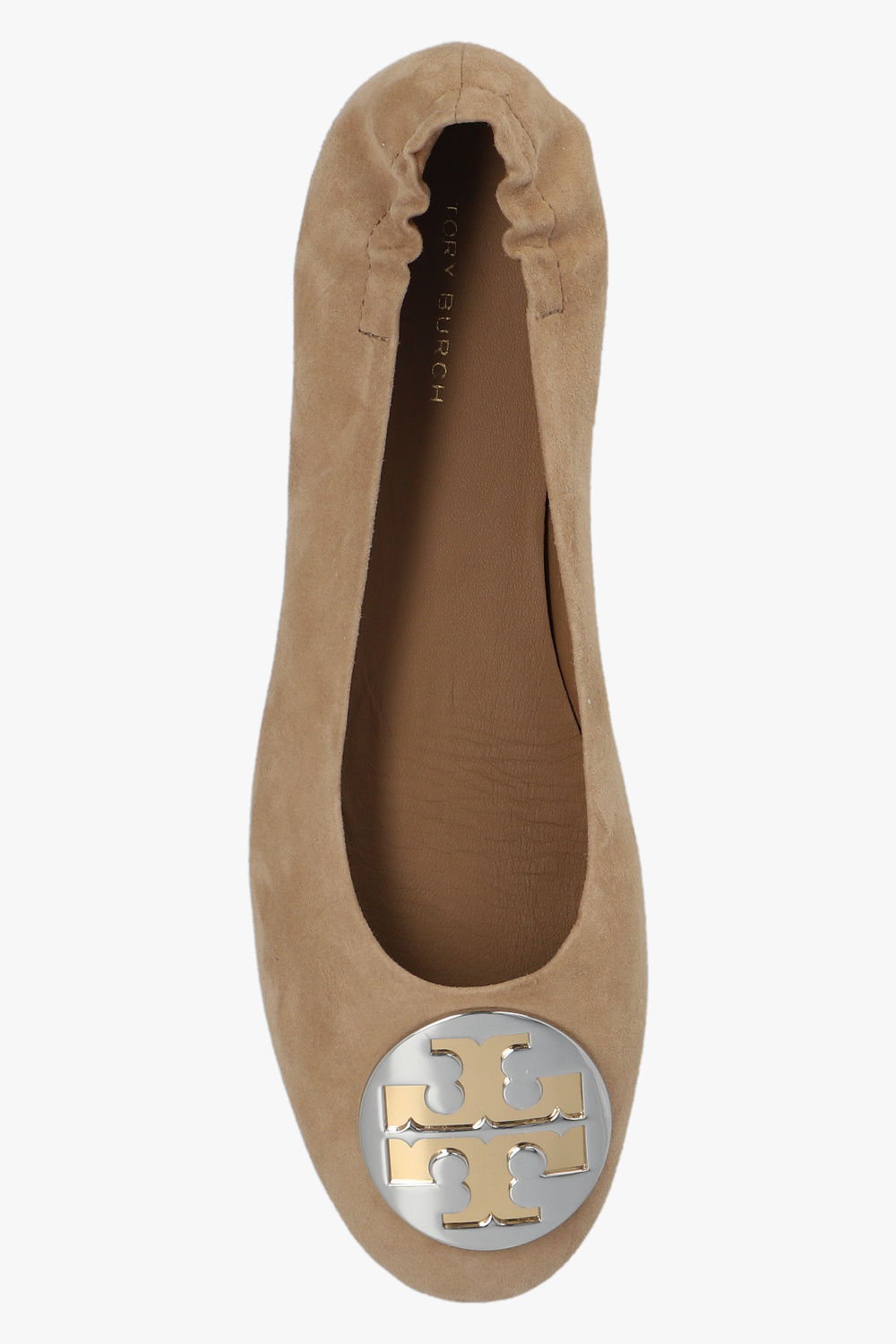 Tory burch suede ballet cheap flats